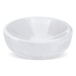 NORTHLANDZ Selenite Crystal Bowl - 4 Inch Crystal for Smudging and Recharging Crystals, Witchcraft Supplies – White