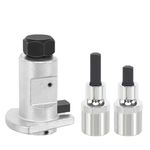 Hydraulic Shock Absorber Removal Tool, 3pcs Universal Claw Ball Head Suspension Separator, Suspension Strut Spreader Tool Shock Absorber Disassembly Tool Strut Leg Pry Socket Strut Nut Tool Silver