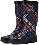 Sugar Womens Raffle 4 Rubber Pull On Rain Boots Multi 10 Medium (B,M)