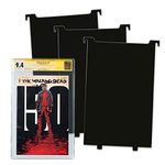 BCW Graded Comic Bin Partitions - Black, 3 Pack | Exclusive Organizer for Graded Comic Book Bins | Notched, Tabbed, and Structurally Supportive Dividers | Smooth Plastic for Easy Labeling