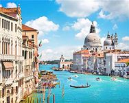 YEESAM ART Paint by Numbers for Adults Kids, Venice Sea City 16x20 Inch Linen Canvas Acrylic DIY Number Painting Kits Wall Art Decor Gifts (Framed)