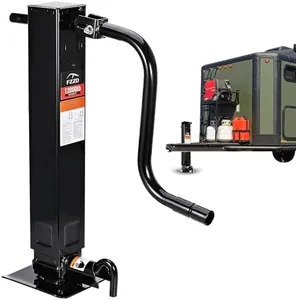 FZZD 12000lbs Heavy Duty Trailer Jack,Square Direct Weld,26" Vertical Travel,Adjustable Drop Leg,for Lift Utility Trailer, Vehicle, Boat, and Rv