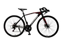 COSMIC CYCLES 700C Rigid Suspension Road Bike Rx25 14Sp , 18 Inch Aluminum Frame , Ideal For Men , Multicolor