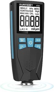 Paint Thickness Gauge, DURFICST Coating Thickness Gauge for Cars, High Contrast Backlit LCD Display, with Auto Digital Calibration and Data Hold,Digital Thickness Gauge, Fe/NFe Automatic Detection