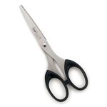 Rapesco CS6RY0B1 Essential 16cm Stainless Steel Scissors, Black