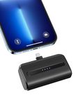 LVFAN Mini iPhone Power Bank, 6600mAh Small Portable Phone Charger Power Bank, Fast Charging Battery Pack for iPhone 14/13/12/11/XR/XS/X/SE/8/7/6 Mini Pro Max Plus, Airpods, iPod - Black