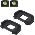 EG Eyepiece Eyecup Viewfinder Eye Cup for Canon EOS 5D Mark III 3/5D Mark IV 4/7D /1D Mark IV 4 Camera (2-Pack), ULBTER 5D MarkIII MarkIV viewfinder Eyecup with Bubble Spirit Level Hot Shoe Cover