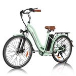 GELEISEN Electric Bike for Adults, 26" Ebikes, Peak 750W Electric Cruiser Bike with 48V 14.5Ah/11.6Ah Removable Battery, 40km/h Electric Bicycle with 7-Speed & Front Suspension(Fits for 5'2"-6'5")