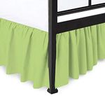 Ruffled Bed Skirt Split Corners Ultrasoft Poly Cotton/Microfiber Upto 12" Drop Expertise Tailored Fit Wrinkle Free Bed Skirt (Full-Sage)(Available in All Bed Sizes and 10 Colors)