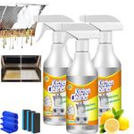 Kitchen Foam Cleaner, Clean Sweep Kitchen Cleaner, Neat Freekz All-Purpose Kitchen Pots and Pan Cleaner, Powerful Kitchen All-Purpose Cleaner, for Range Hood, Oven, Grill, Sink (3 pcs)