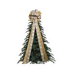 Christmas Tree Topper Bow， Xmas Tree Topper Bow Decorations，Wreath Bow,Best Christmas Crafts，for Xmas Home Front Door Patio Outdoor Decor，44inch