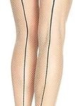 Music Legs Fishnet Pantyhose with C