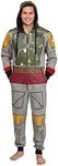 STAR WARS Men's Bobas Jumpsuit, Gra