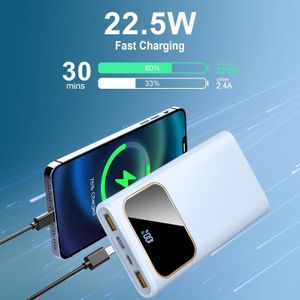 Power Bank 10000mAh Fast Charging – 22.5W USB-C Portable Charger with LED Display