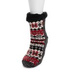 MUK LUKS Women's Cabin Socks, Starlight Classic, Small-Medium