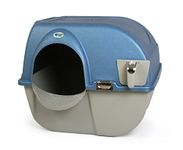 Omega Paw Premium Roll 'n Clean Litter Box Large,Cat, Peral Blue (PR-RA20-1)