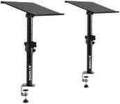 Atsgke Desktop Speaker Stands Set of 2 Studio Monitor Stands Desktop Clamp Studio Speaker Stands Height Adjustable