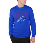 Junk Food Clothing x NFL - Bold Logo - Long Sleeve Fan Shirt for Men and Women - Officially Licensed NFL Apparel