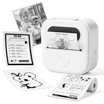 Ponek Sticker Printer, Portable Mini Photo Printer Y02C, Print Pod with Sticker, Inkless Sticker Maker Machine, Mini Printer for Phone for Photos, Journals, Study Notes, Learning, Anatomical Diagram