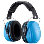 SULWZM Hearing Protection Ear Muffs,NRR 28db Noise Cancelling for Shooting, Mowing, Construction,Blue