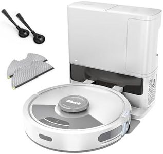 Shark Matrix Plus 2-in-1 Robot Vacuum and Mop with Self-charging Base - Deep-cleans Carpets, Hard Floors and Pet Hair - 3D LiDAR Navigation - Wi-Fi/App - 2 Pads and 2 Brushes incl. - Grey