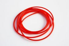 6m Green Red Silicone Tube 1mmX2mm Soft Flexible Hollow tube Fly Tubing Fly Tying Tubes Materials Fly Fishing