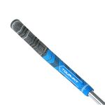 Golf Grip Tour Fit Dual Compound Premium Half Cord Golf Grips Standard Midsize Golf Grips with Golf Tape Set of 1/3/6/9/13 (Midsize, Black/Blue 1 Single Grip)