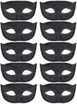 IETANG 10pcs Set Mardi Gras Half Masquerades Venetian Masks Costumes Party Accessory (Men-B)