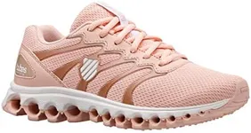 K-Swiss Women's Tubes 200 Training Shoe, Peachy Keen/Rose Gold/White, 6 M