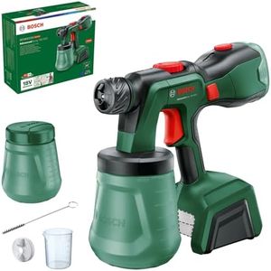 Bosch 18V Cordless Paint Sprayer Without Battery, Varnish, Lacquer, Wall Paint (AdvancedSpray 18V-500). Made in Europe