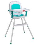 Luvlap Cosmos 3 in 1 Convertible High Chair Cum Booster Seat (Green)