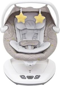 Graco Move with Me Soother with 5 swaying speeds, music, 2 recline positions, 2 vibration settings and folds up for storage. Suitable from birth to approx. 6 months (9 kg), Stargazer fashion