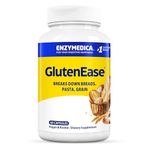 ENZYMEDICA - GlutenEase (60 Capsules) | Food Intolerance Digestive Enzymes Supplements | Gluten Digestive Enzymes Blend, Nutrient Supplements, Gut Health Supplement, Easy Digest, Vegan, Dairy Free