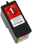 Lexmark No. 1 Inkjet Cartridge Page Life 125pp Colour Ref 18CX781E