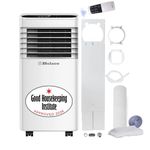 Belaco Air Conditioning Unit, 9000 BTU Portable Air Conditioner with Dehumidifier & Fan Function, Remote Control & Dual Window Installation Kit & Seal Included, 24 Hour Timer with 28L Dehumidification