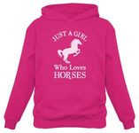 Tstars Horse Gifts Hoodies for Teen Girls Equestrian Horses Sweatshirt Hoodie Hoodie Small Pink