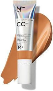 IT Cosmetics CC+ Cream (Rich Honey) - Natural Full Coverage Foundation With SPF 50+, Color Corrector & Anti-Aging Hydrating Serum, Hyaluronic Acid + Peptides, Lightweight - 1.08 fl oz