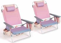 Costway 2-Pack Backpack Beach Chair