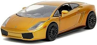 Fast & Furious Fast X 1:24 Gold Lamborghini Gallardo Die-Cast Car, Toys for Kids and Adults