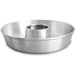 Aluminum Ring Cake Pan (11.2 in) - Ring Mold Pan - Tube Pan for Baking Pound Cake - Donut Cake Pan - Fluted Tube Pan - Flan Mold - Flan Pan - Flan Cake Pan - Chiffon Cake Pan - Bundt Cake Pan