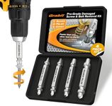 Alden 8440P Grabit Pro Broken Bolt and Damaged Screw Extractor 4 Piece Kit