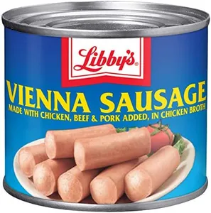 Libby's Vienna Sausage in Chicken Broth, Canned Sausage, 4.6 OZ (Pack of 24)