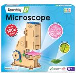 Smartivity Microscope 100x Zoom Toy for Kids Age 8-14 Years Old | Birthday Gifts for Boys & Girls | DIY Science Toy for Kids 8,9,10,11,12,13,14 Years Old Students I STEM Wooden Construction Game