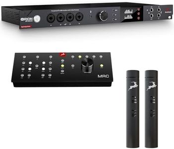 Antelope Audio Orion Studio Synergy Core Audio Interface with 12 Discrete Preamps + MRC Multi-Channel Remote Controller + 2 x Edge Note Small-Diaphragm Condenser Microphones – Professional Studio Bund