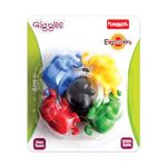 Giggles - Elephalinks , Multicolour Interlocking Educational Blocks, Develops Hand-Eye coordination, 6 months & above, Infant and Preschool Toys