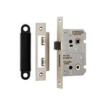 Eurospec Easi-T Bathroom Lock BAE5025SN Satin Nickel, 64 mm width