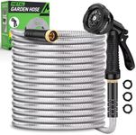 Garden Hose 100ft, Heavy Duty Stain