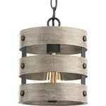 Progress Lighting P500022-143 Gulliver One-Light Mini-Pendant, Urban Bronze