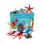 Lello and Monkey Sea Creature Toy Animal Figures - set of 12 boxed