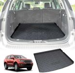 X-CAR Heavy Duty Cargo Mat Boot Liner Luggage Tray Compatible with Ford Everest SUV 2015 2016 2017 2018 2019 2020 2021 2022